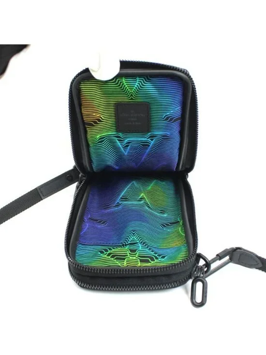 Louis Vuitton Double Phone Pouch Shoulder Bag Black - Picture 3 of 6